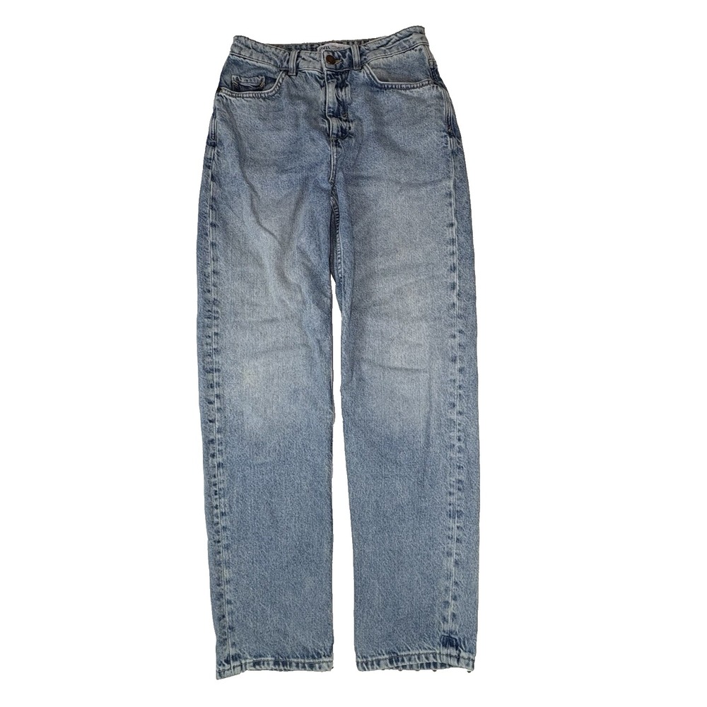 ZARA Women's Blue Mom Jeans High Rise Denim Size 2